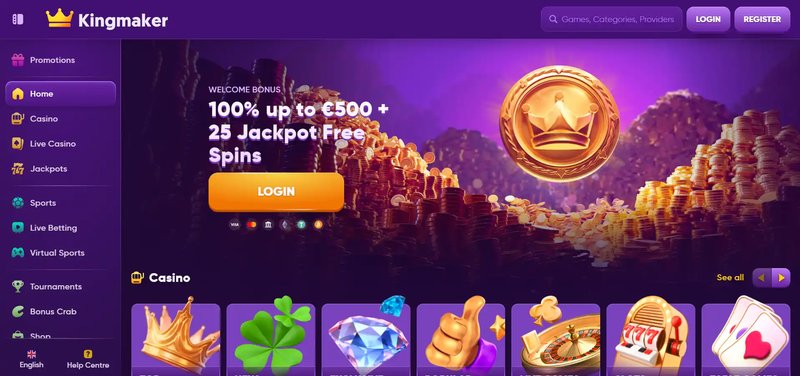 Benvenuti al Kingmaker Casino Online